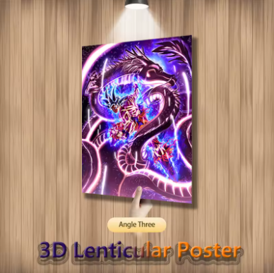 Cuadro Lenticular 3D Dragon Ball Z